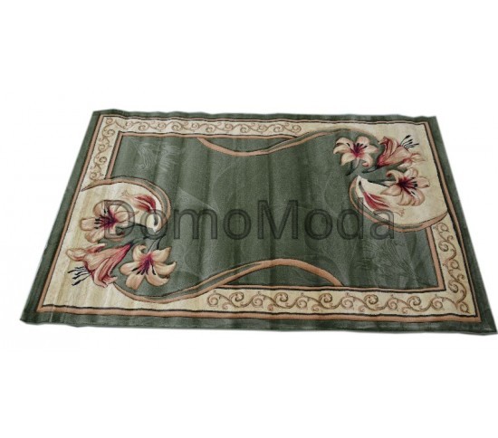 Синтетичний килим Hand Carving 0613 d.green-cream - Висока якість за найкращою ціною в Україні зображення 5.